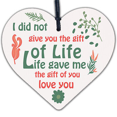 THANK YOU Gift For Stepdaughter Step Son From Step Mum Birthday Gifts Heart Sign