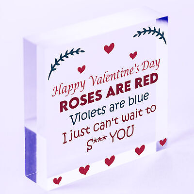 Valentines Day Rude Heart Gift For Him Her Novelty Gift For Boyfriend Girlfriend