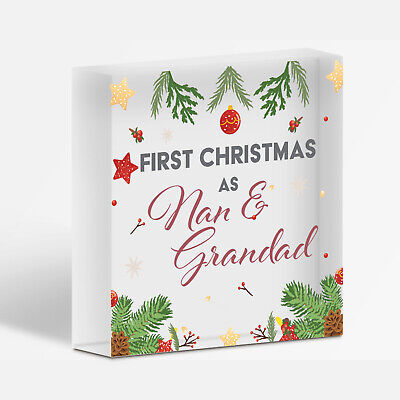 NANNY Gifts Christmas NAN NANNA NANA Grandad Xmas Tree Bauble Decoration Gift