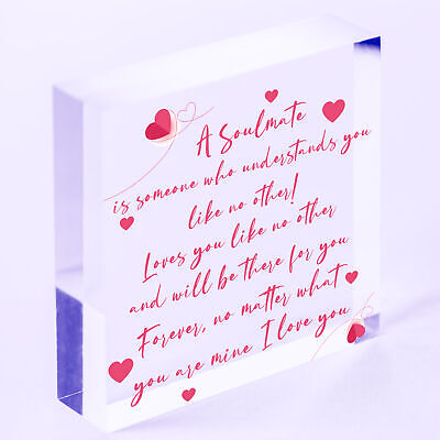 Valentines Anniversary Gift For Soulmate Boyfriend Girlfriend Husband Wife