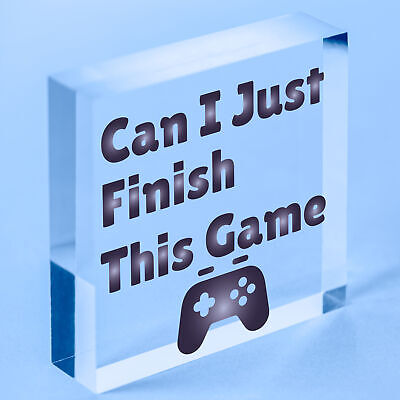 Novelty Gaming Sign Gamer Gift For Son Brother Christmas Birthday Gift Idea