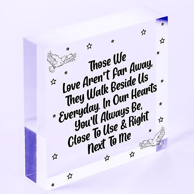 You'll Always Be Next To Me Wooden Hanging Heart Plaque Memorial Love Gift Sign