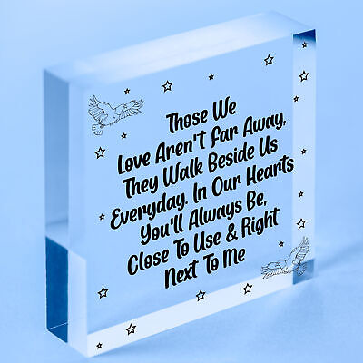 You'll Always Be Next To Me Wooden Hanging Heart Plaque Memorial Love Gift Sign
