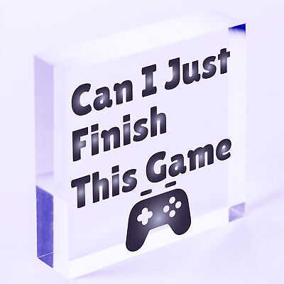 Novelty Gaming Sign Gamer Gift For Son Brother Christmas Birthday Gift Idea