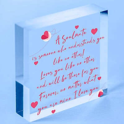 Valentines Anniversary Gift For Soulmate Boyfriend Girlfriend Husband Wife