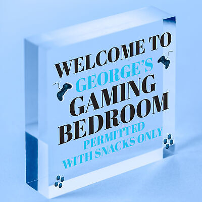 Funny Gamer Gift Playstation Lover Gift Games Room Bedroom Man Cave Sign