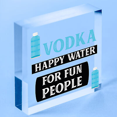 Vodka Novelty Sign Funny Friendship Alcohol Man Cave Bar Pub Hanging Plaque