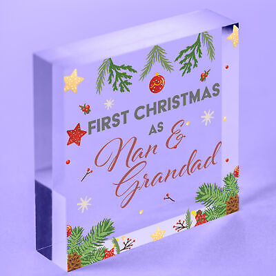 NANNY Gifts Christmas NAN NANNA NANA Grandad Xmas Tree Bauble Decoration Gift