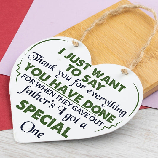 Funny Cheeky Fathers Day Gifts Novelty Wooden Heart Birthday Gift For Dad