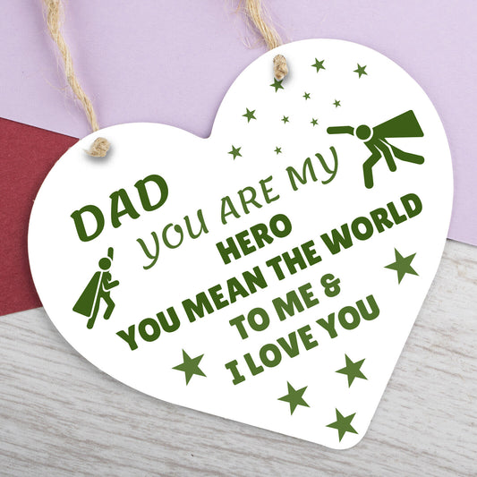 Dad Gift Engraved Heart Fathers Day Birthday Gift For Him Gift For Dad Poem