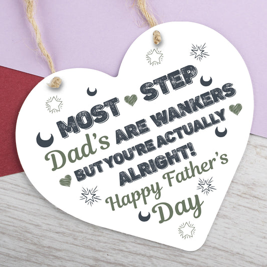 Godfathers Love Heart Plaque Sign Fathers Day Christening Birthday Asking Gifts