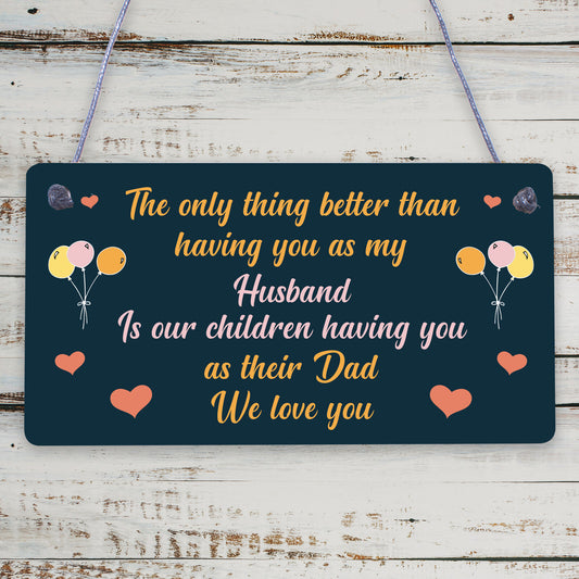 Novelty Gift For Dad Husband Birthday Anniversary Wallet Plaque Insert Gift