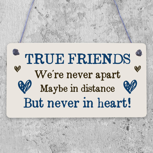 A Best FRIEND Sister Gifts Wood Heart Christmas Friendship Gift Birthday Plaque