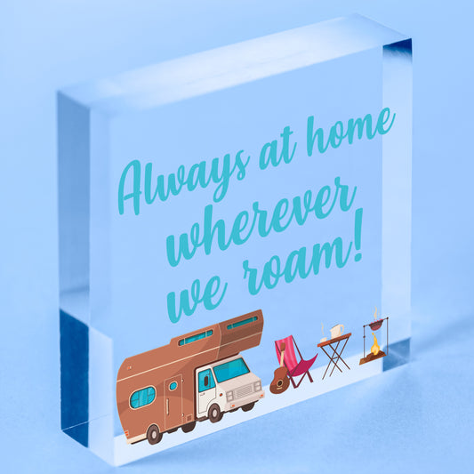 This Is Our Second Home Caravan Funny Hanging Plaque Camping Holiday Sign Gift