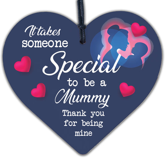 Mummy Birthday Mothers Day Gifts Wooden Heart Gift For Mum From Daughter