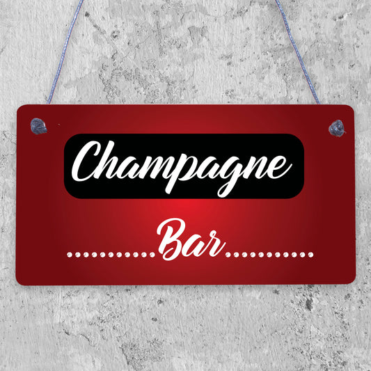 Champagne Bar Hanging Signs Gin &amp; Tonic Pub BBQ Party Alcohol Friendship Gifts