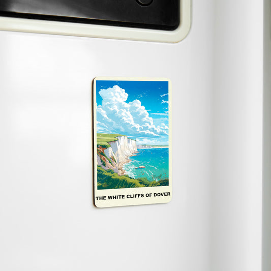 Charming Souvenir Magnets - Celebrate England Memories - The white Cliffs Of Dover