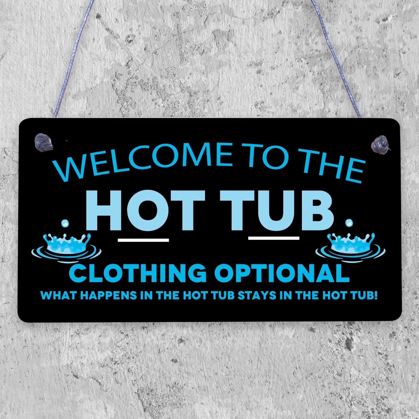 Hot Tub Wooden Sign Hot Tub Signs & Plaques Shed Sign Summer House