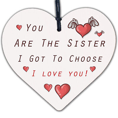 Sister Gift Sister Birthday Christmas Gift Best Friend Gift Mirror Acrylic Heart