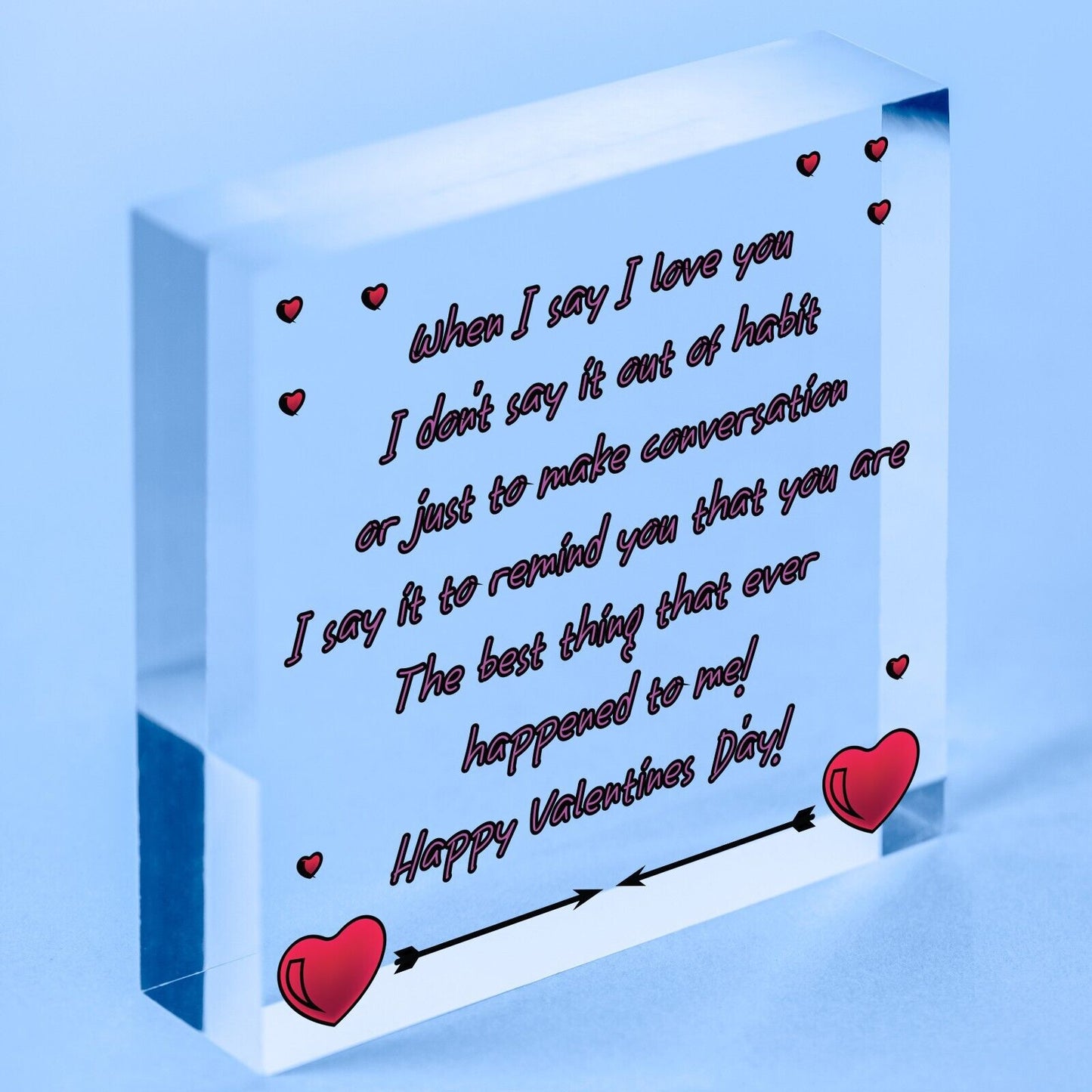 Sweet Valentines Day Card Quote Card For Him Her Boyfriend Girlfriend Husband