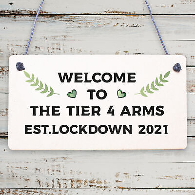 Tier 4 Arms HOME BAR Sign Garden Shed Garage Man Cave Bar Plaque