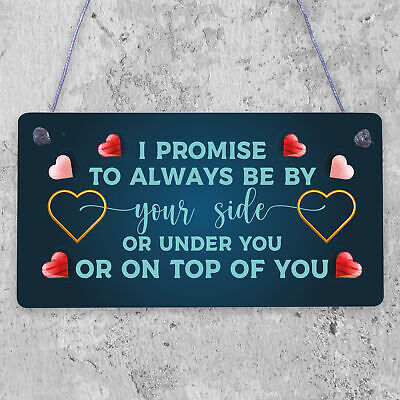 Valentines Day Funny Gifts For Him Her Anniversary Gifts hanging plaque Keepsake