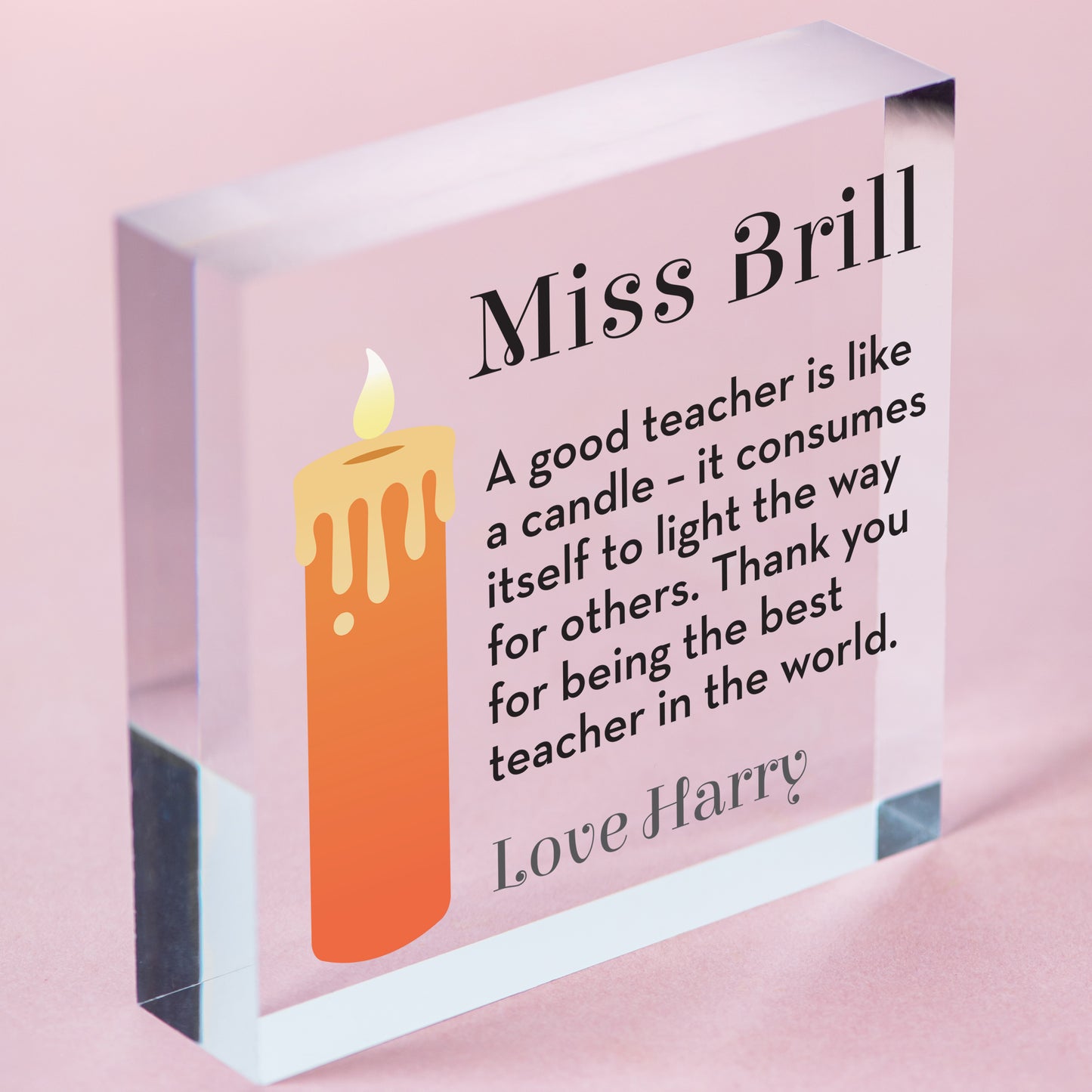 Personalised Teacher Owl Thank You Gifts Female Male Teacher Thank You Presents