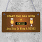 Funny Wine Gift Kitchen Bar Plaque Wine Lover Gift Alcohol Gift For Friend