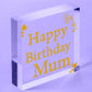 Unique Birthday Gift For Mum Wooden Heart Engraved Craft Gift For Mum