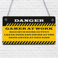 Funny Gaming Warning Sign Novelty Gaming Gifts For Boys Gamer Birthday Present