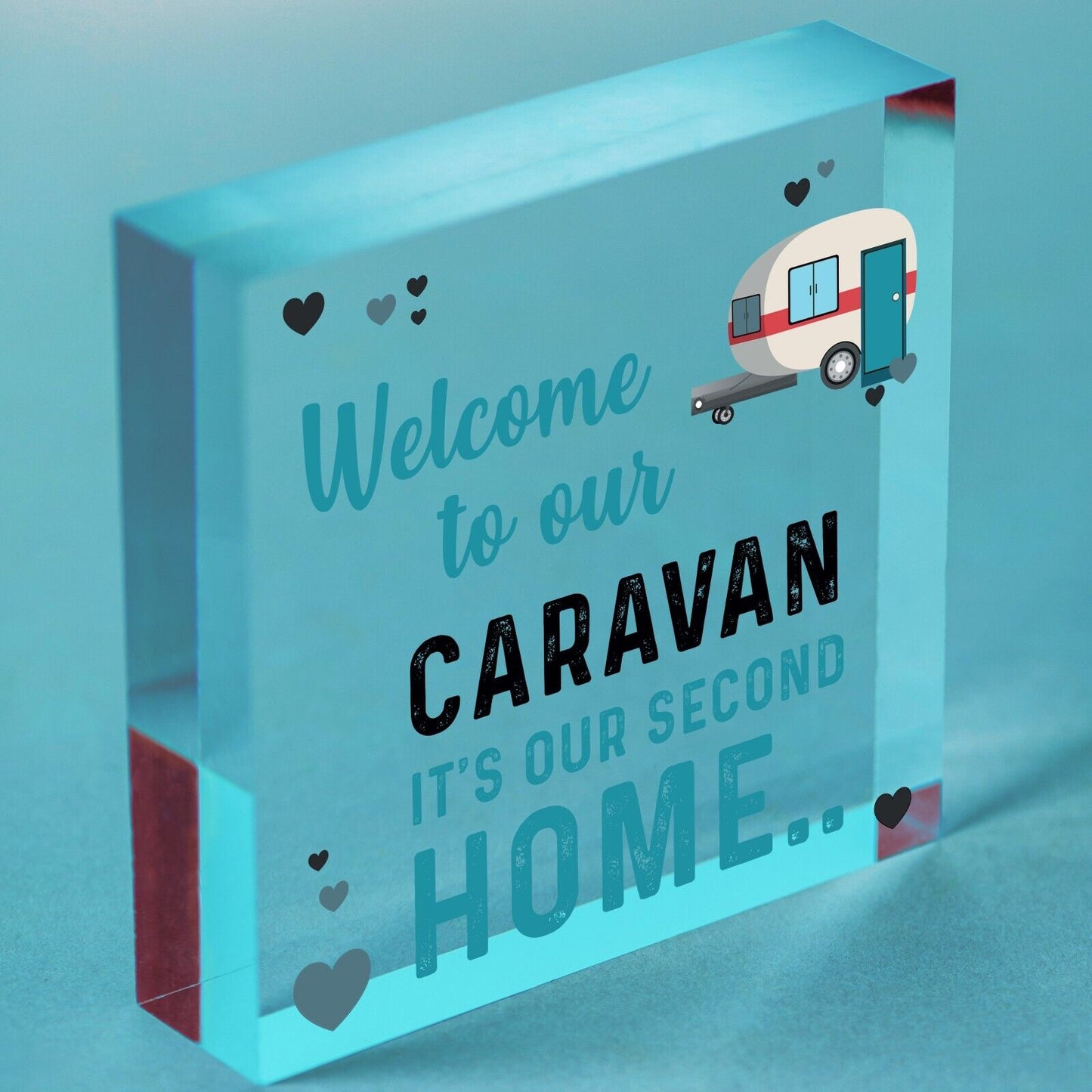 Welcome To Caravan Sign Caravan Gifts Caravan Accessories Home Decor Door Plaque