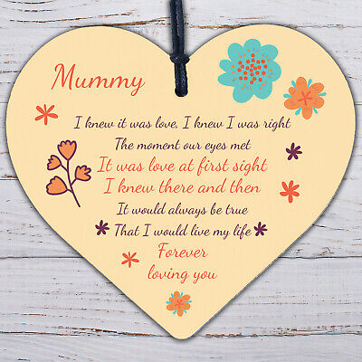 Best Mummy Gifts Heart Mummy Birthday Card New Mummy Gifts Baby Gifts Keepsake