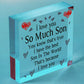 Son Card Birthday Christmas Wooden Heart Son Gifts From Mum Dad Keepsake Gift