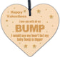 Valentines Gift Boyfriend Husband Daddy To Be Gifts From Bump Daddy To Be Card