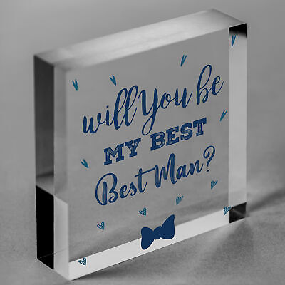 Will You Be My Maid of Honour Bridesmaid Flower Girl Best Man Wedding Request