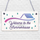 Welcome To The Summerhouse Sign New Home Gift Friendship Gift Home Decor