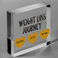 Weight Loss Tracker Chalkboard Hanging Sign Weight Watchers Progress Plaque