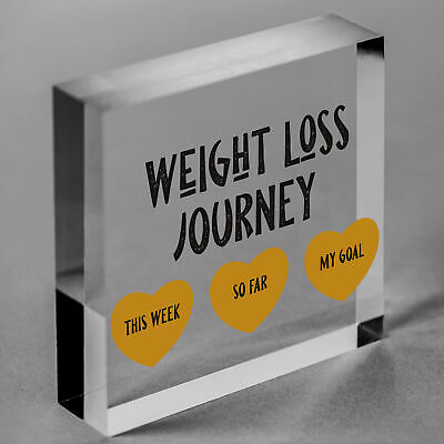 Weight Loss Tracker Chalkboard Hanging Sign Weight Watchers Progress Plaque