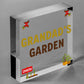 Grandads Garden Hanging Summer House Shed Sign Dad Birthday Gifts For Grandad