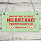 No Riff Raff Friend Hanging Plaques Funny Pub Home Bar Man Cave Shed Gift Signs