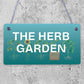 Herb Garden Hanging Sign SummerHouse Garden Shed Plaque Friendship Gift For Her