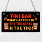 Funny Tiki Bar Decor Sign For Home Garden Bar Hanging Man Cave Cocktail Bar