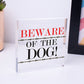 Beware Of The Dogs Novelty Wooden Hanging Shabby Chic Plaque Dog Owner Sign Gift