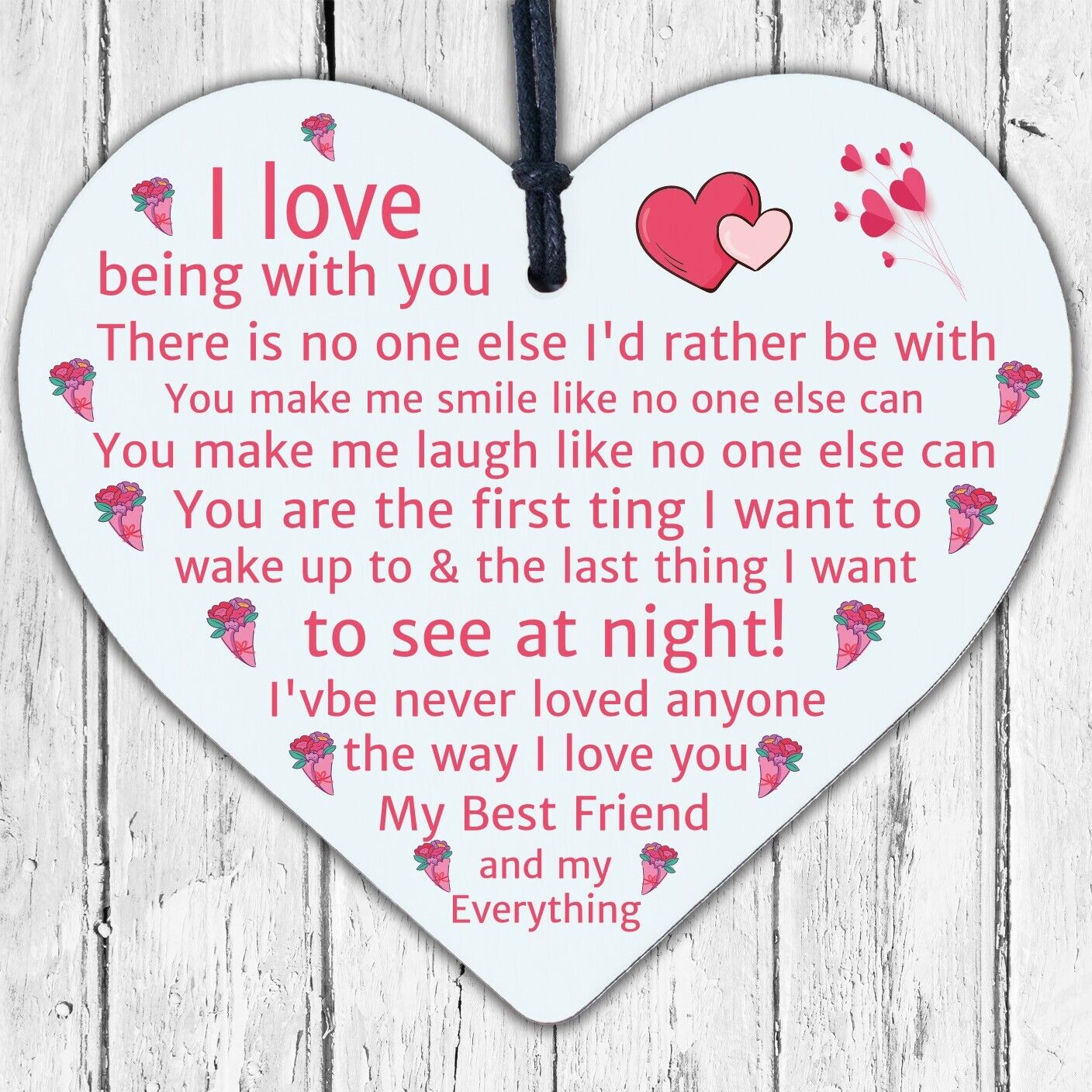 Best Friend Gift 1st Valentines Gift For Him Her Husband Wife Anniversary Cards