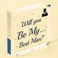 Will You Be My Maid of Honour Bridesmaid Flower Girl Best Man Wedding Request