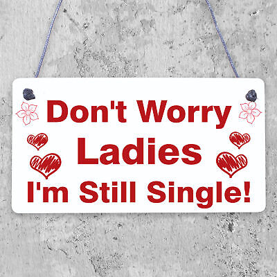 Wedding Reception Don't Worry Ladies Hanging Plaque Page Boy Best Man Prop Gifts