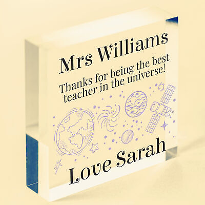 Thank You Teacher Gifts Personalised School Leaving Gifts For Teachers Keepsake