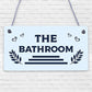 Nautical Bathroom Decor Hanging Sign Home Decor Toilet Decorations Beach Gifts