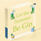 Funny Gin Sign Shabby Chic Home Bar Kitchen Alcohol Plaque Garden Shed Gift