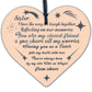 SISTER GIFTS Wood Heart Thank You Keepsake Love Plaque Best Friend Gift For Her